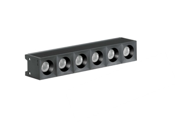 Lichteinsatz NoLimit Plus HO 3000K 45° 1470lm CC 15,8W schwarz RAL9011 246x41x48mm