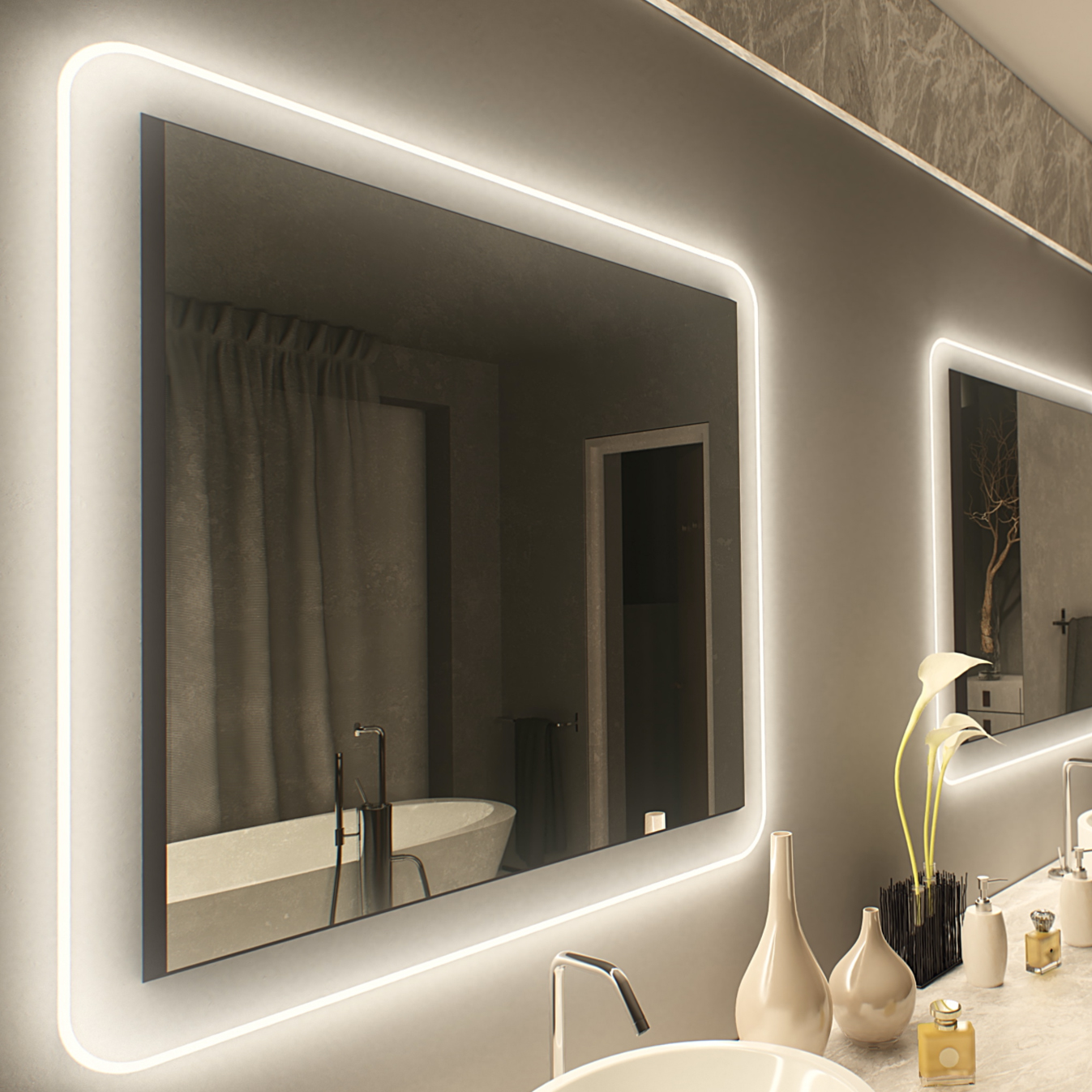 Lichtlinie der LED-Beleuchtungseinheit I Pure im Innenraum