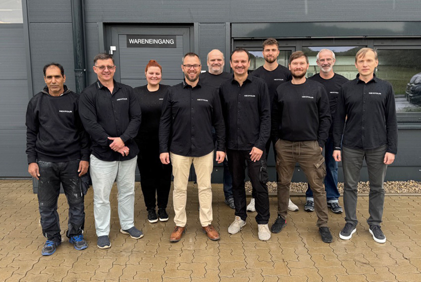 Team der NEXFOUR GmbH in Haiterbach